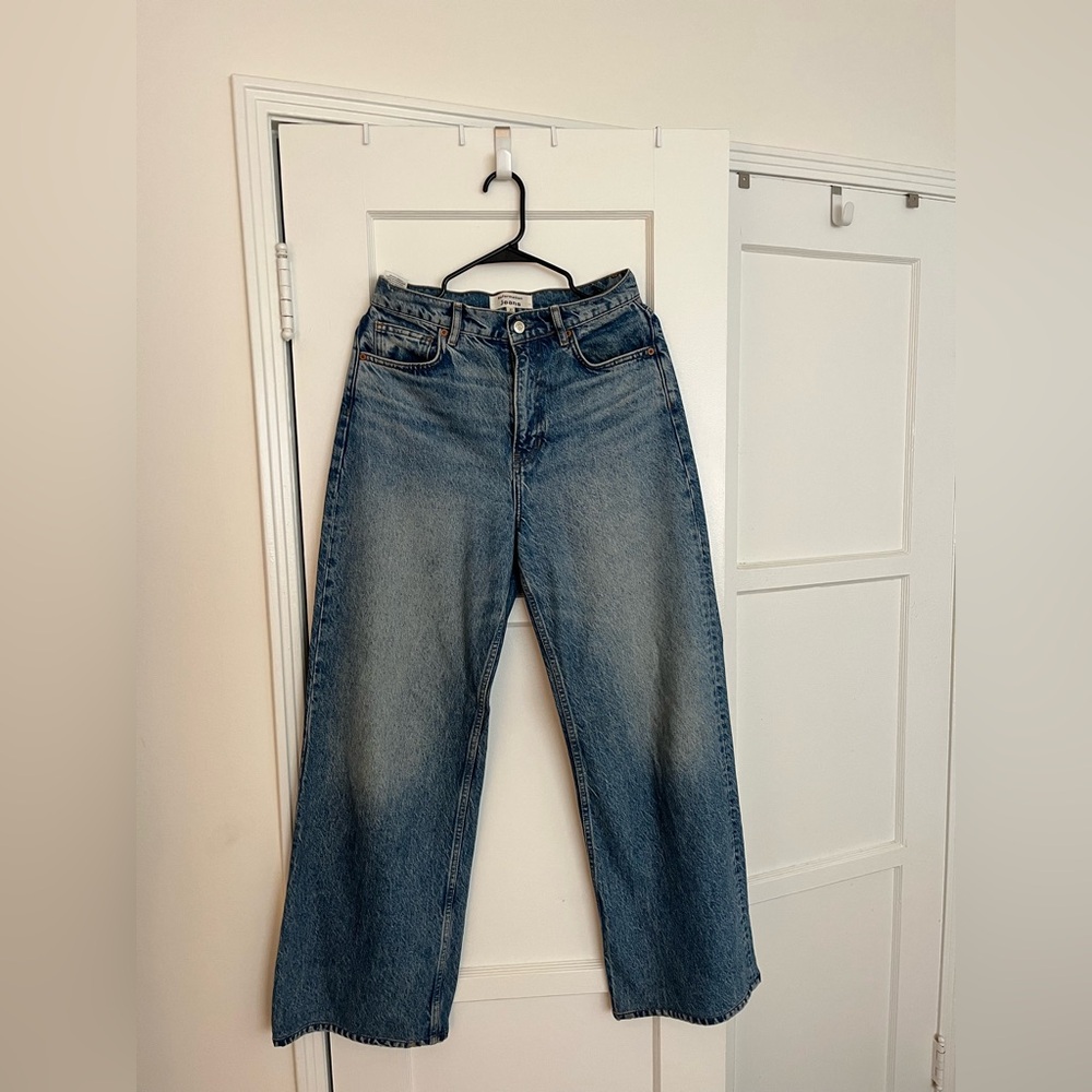 Reformation Blue Flare & Wide Leg Jeans